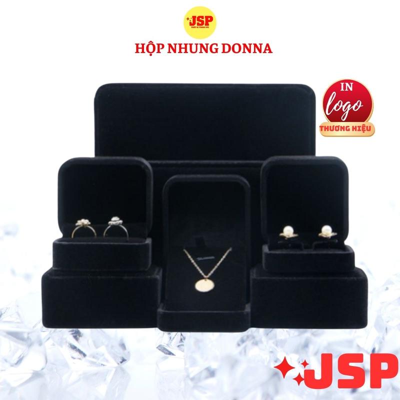 Hộp nhung đựng nhẫn cao cấp hộp dây chuyền vòng tay bông tai hộp nhẫn cầu hôn JSP