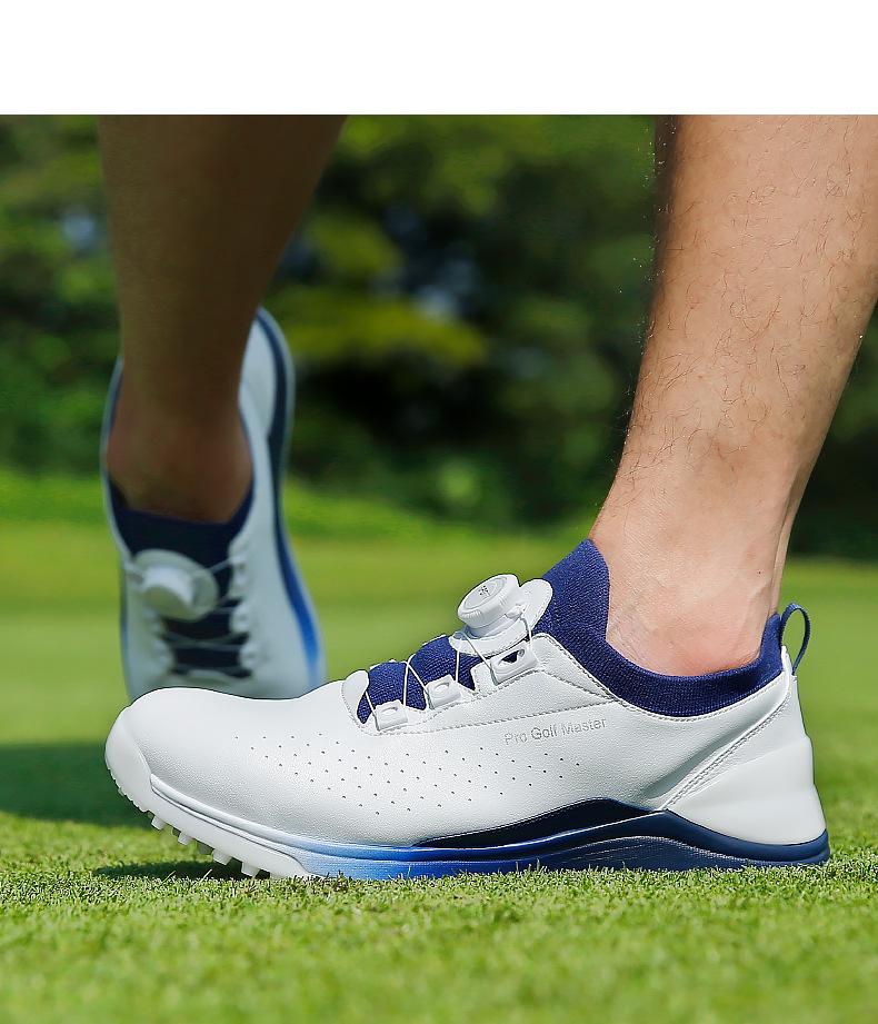 Product Introduction of [PGM] Golf Shoe Men's Waterproof Sneakers Knob Shoelace Anti-Slip Golf Shoes Xz300 18