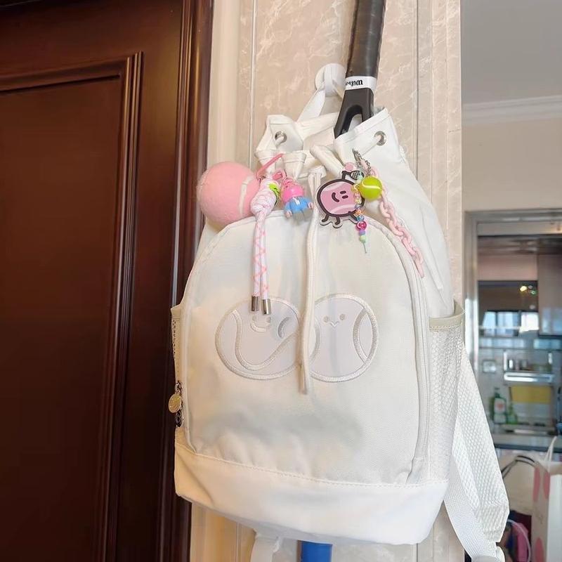 Product Introduction of Ba Lô Thể Thao Tennis Sữa, Ba Lô Đa Năng, Dành Cho Nam Và Nữ, Dung Tích Lớn, Thích Hợp Cho Cầu Lông, Thể Dục, Ba Lô Người Lớn Và Trẻ Em, Phát Hành Năm 2024 8