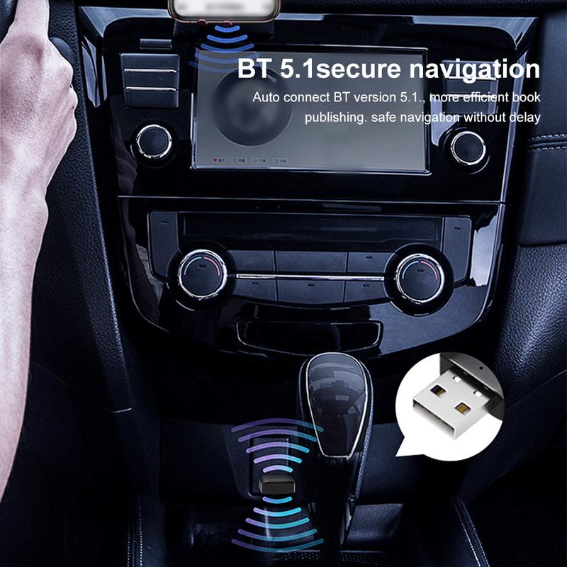 Universal Bluetooth-compatible USB Transmitter Receiver Lossless Pocket Handsfree Call Audio Stereo Sound Music Adapter 1