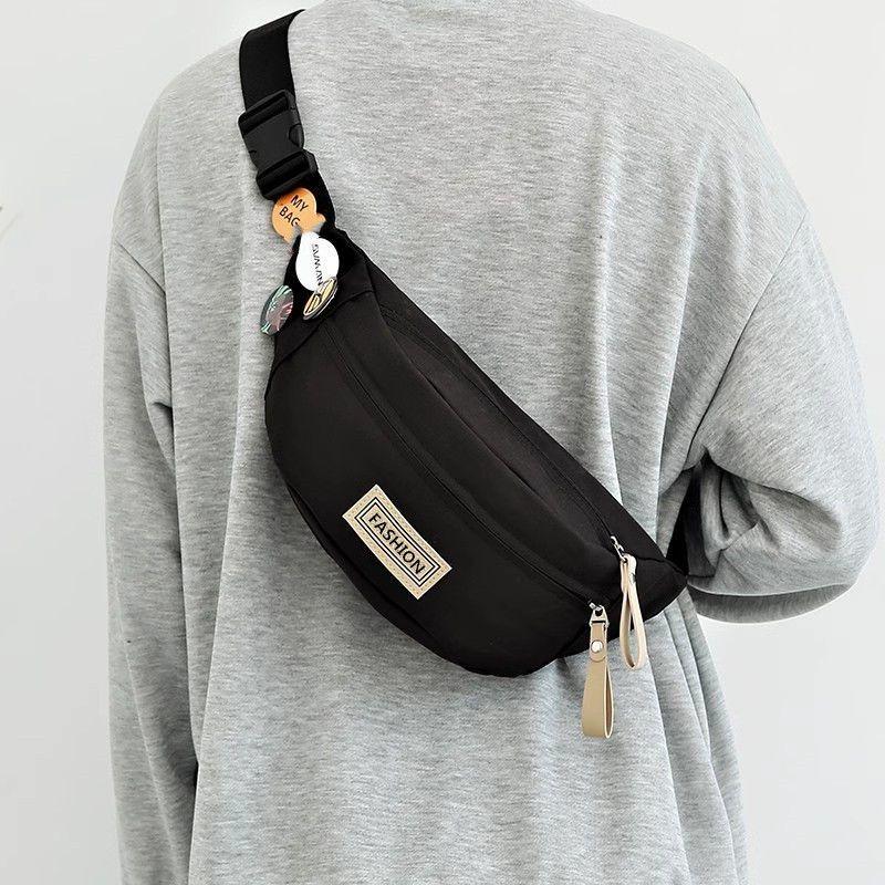 Product Introduction of 2025 New Trendy Chest Bag Phone Casual Simple Crossbody Bag Single Shoulder Bag Crossbody Bag Sports Waist Bag 17