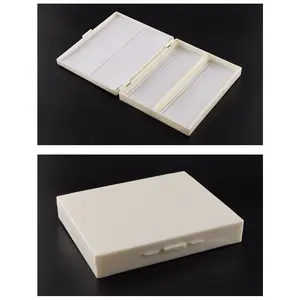 Kotak Preparat Slide Preparat 100PCS Glass Object Box Slide Microscope Slide Bahan Kaca Tahan Crack untuk Laboratorium dan Pendidikan