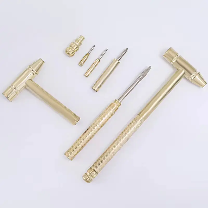 Six In One Hammer, Equipped With A Small Screwdriver, Metal Hammer, Multifunctional Small Iron Hammer, Household Small Hammer, Small Hammer