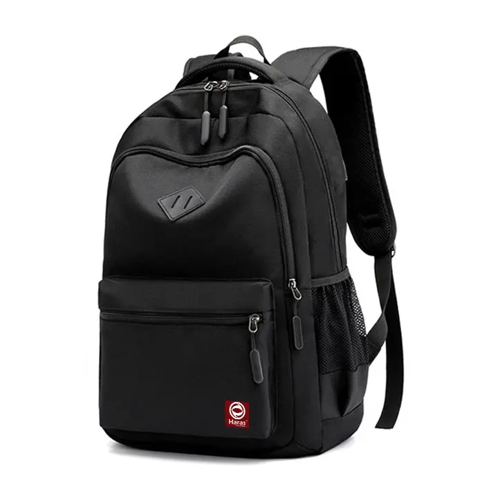 Balo HARAS Thời Trang Phong Cách Hàn Quốc HR244 Backpack Nhung Đeo Vai Da 0