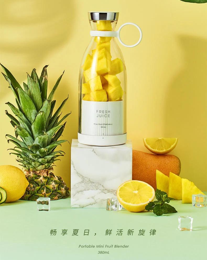 Product Introduction of Portable Electric Juicer Blender Usb Mini Fruit Mixers Juicers Fruit Extractors Food Milkshake Multifunction Juice Maker Machine kettle mini  chopper  blender portable  juicer  blender sausage  egg  machine stone  grinders  food  machine 37