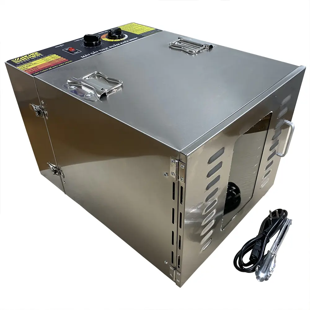 Máy sấy khô thực phẩm 10 khay inox