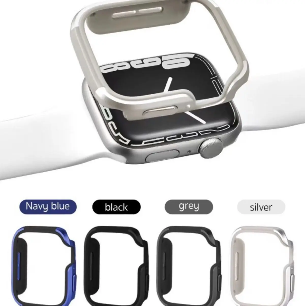 Case iWatch 9 8 7 6 5 4 SE 2022 metal blade iwatch case COTECi Protection  Accessories