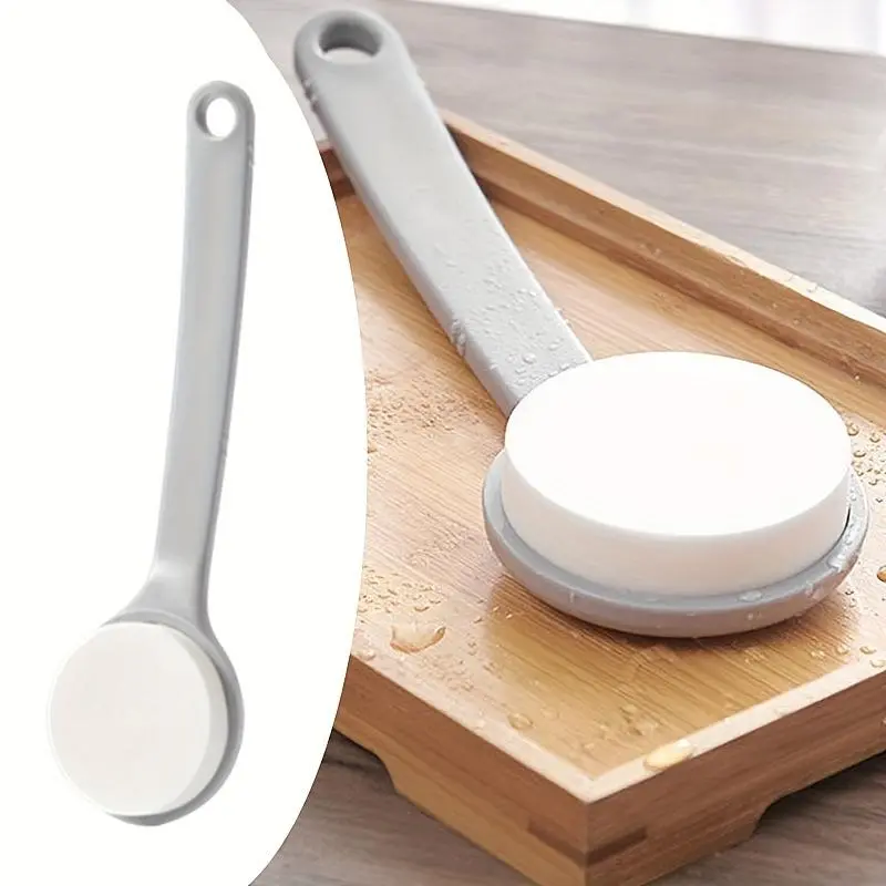 Dụng Cụ Dụng Cụ Chấm Kem Dưỡng Da, Bàn Chải Rửa Cơ Thể, Bàn Chải Có Đệm, Tay Cầm Dài, Tự Ứng Dụng, Cho Da Lưng Và Bàn Chân, Kem, Kem Chống Nắng, 1 Cái