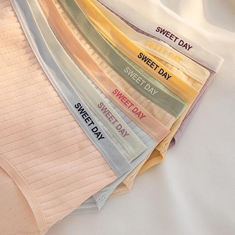 Quần Lót Nữ Co Dãn Thoải Mái, Quần Lót Cotton Cạp Vừa, Đáy May Không Cộm, Kháng Khuẩn Savill L0763 Women Xanh Dương ngắn 7