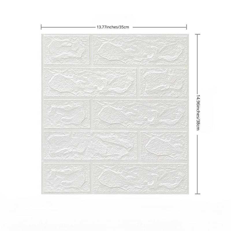 Product Introduction of 6pcs/18pcs 3D Marble Texture Peel & Stick Tile, Solid Color Vintage Background Decorative Wallpaper For Home Kitchen Living Room, Room Decor 2
