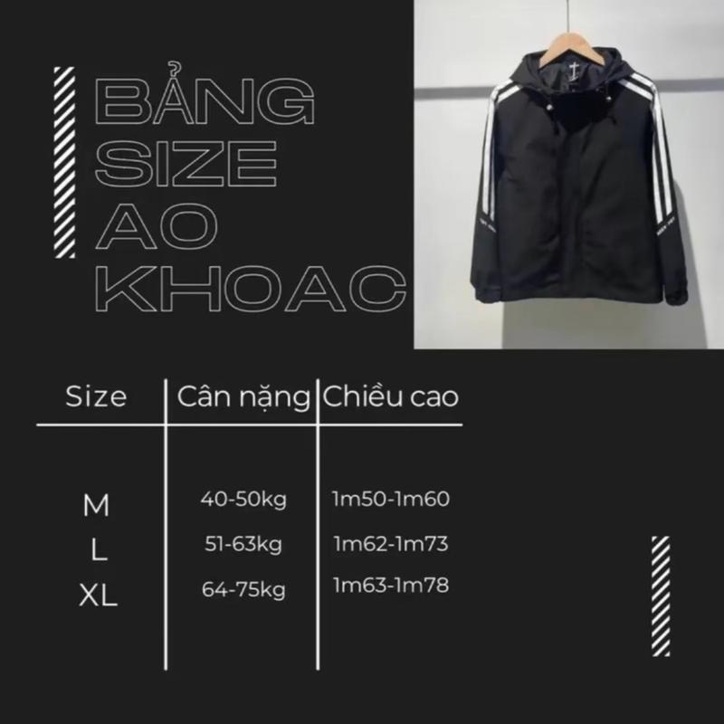 Áo khoác gió nam nữ chất dù 2 lớp From M L XL thời trang MS 07 Menswear Jacket 5