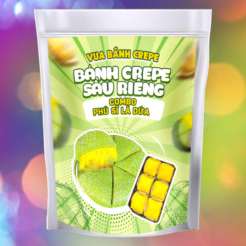 "Combo" Bánh Phú Sĩ Lá Dứa + Hộp 6 Mini | Vua Bánh Crepe