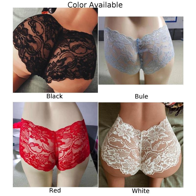 Product Introduction of Women's Sexy Lingerie Lace Floral Briefs Panties High Rise Knickers Underwear 0
