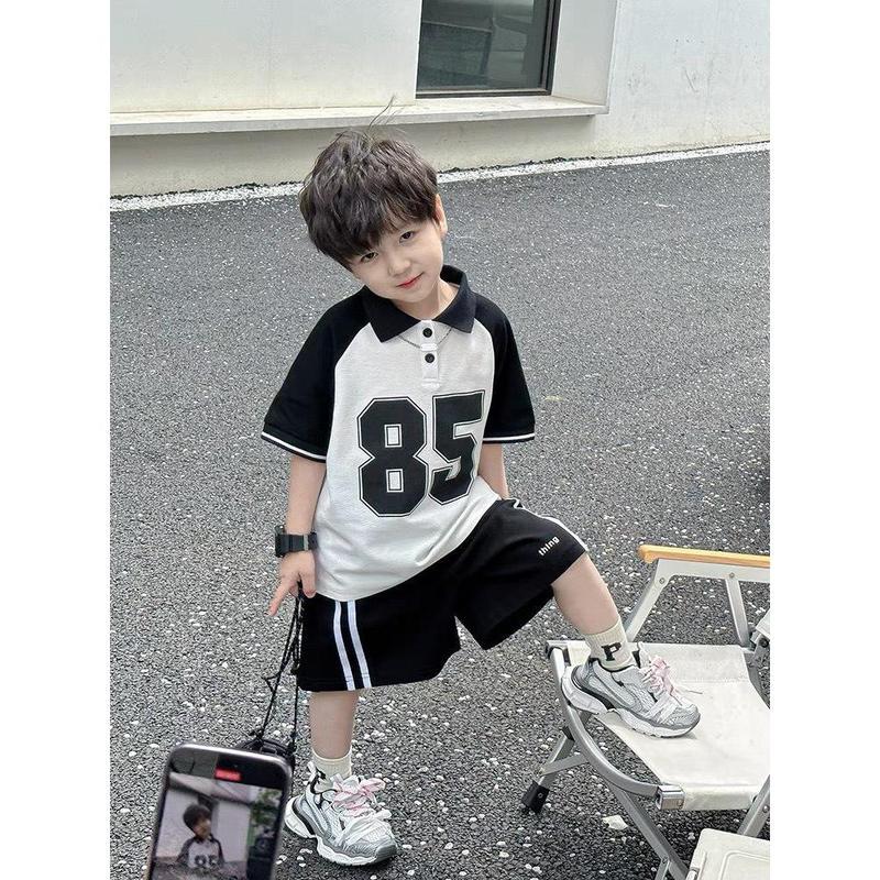 [ MỠ.KIDS ] C377 SET bộ quần áo cổ POLO SỐ 85 chất hàn lạnh mềm mát size 8-27kg  Tay ngắn