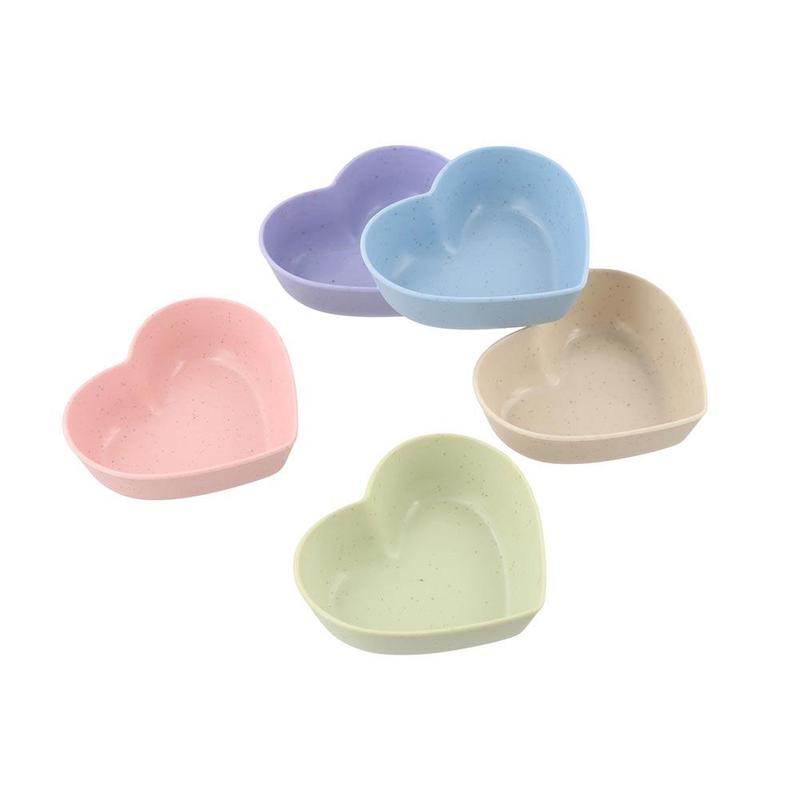 Product Introduction of Đĩa Gia Vị Hình Trái Tim Bằng Rơm Lúa Mì Dễ Thương, ACC LIFE, Phong Cách Bắc Âu, Có Thể Giặt Được, Đĩa Bắp Cải Muối, Đĩa Nước Sốt Đậu Nành Mini, Không Vỡ, Thích Hợp Cho Nhà Bếp 11