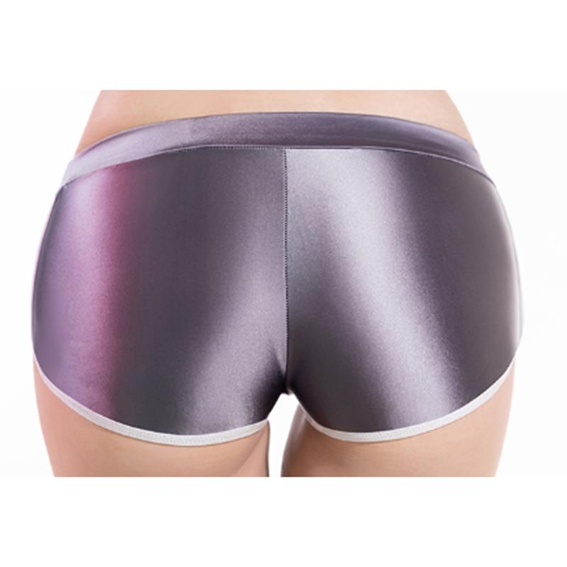 Đồ Lót Gợi Cảm, Dành Cho Phụ Nữ, Quần Đùi An Toàn Sáng Bóng, Đồ Lót Co Giãn, Quần Lót Boxer Mịn Màu Hồng Women 6