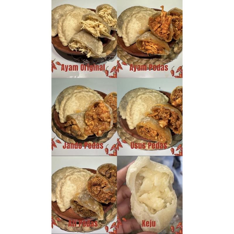 1 Pack Cireng Mercon Umafood Isi Ayam Suwir Pedas / Jando Pedas / Usus Pedas / Ati Pedas / Keju 3