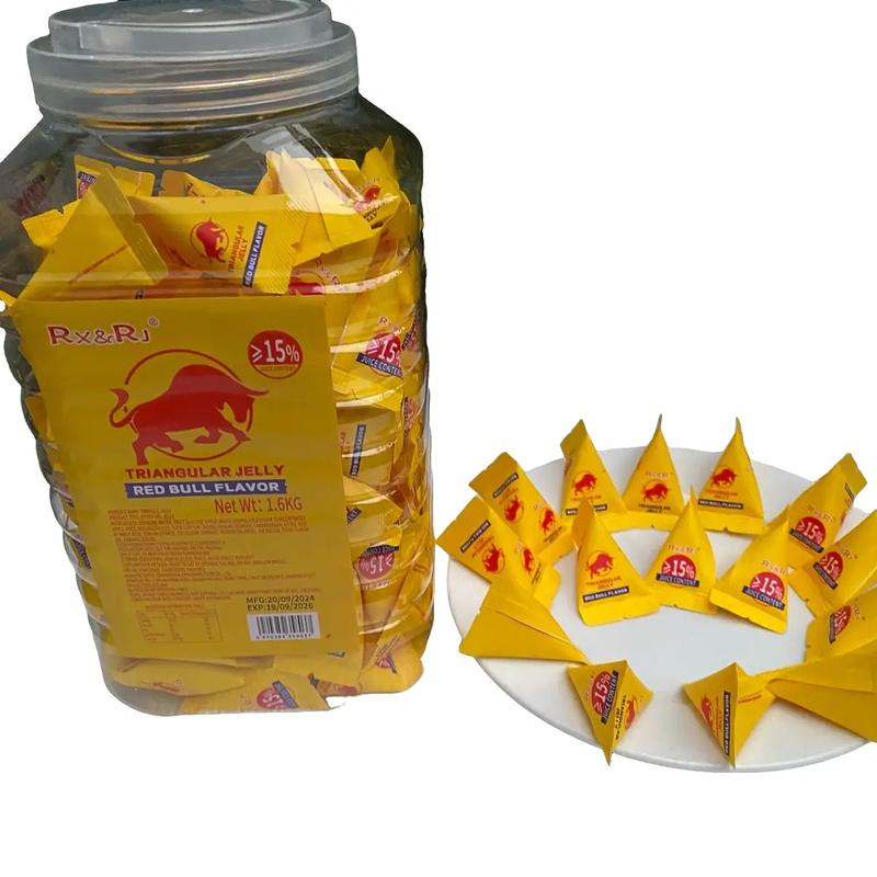  Thạch Tam Giác Vị Bò Húc Redbull Hộp 150-160 Chiếc 