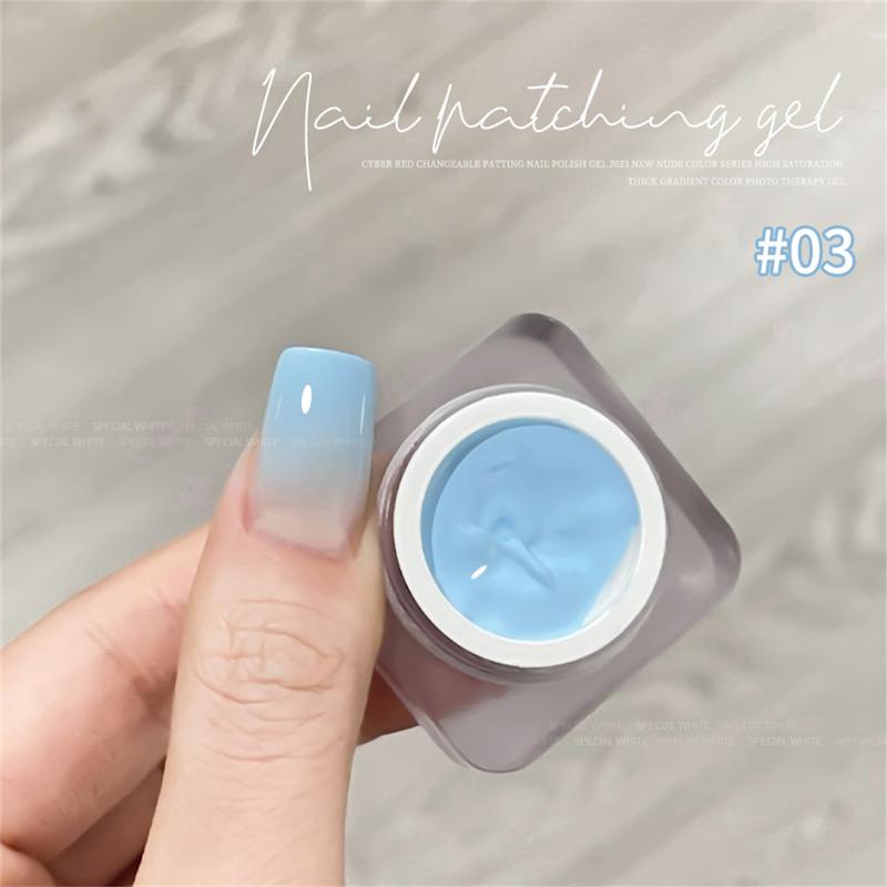 Sơn móng tay, XEIJAYI, Màu từ từ, Tranh màu không rửa miễn phí, Gel làm móng Pat Nữ bột  mắt hồng ombre  tráng gương 5