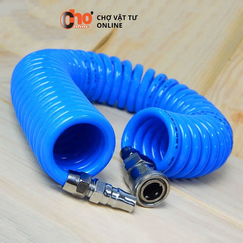 Dây hơi xoắn, dây khí nén 8li dài 6m, 9m,12m,15m/ Hàng Việt Nam chất lượng tốt 1