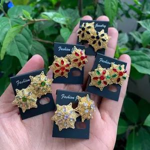 Sumpel alpaka motif bintang padi bali