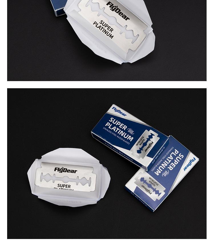 Product Introduction of 100pcs Dorcc Razor Blades Stainless Steel Safety Razor Blades For Shaving Razor Men Shaver Barber Blade DropShipping Clipper Color Pack Smooth 15