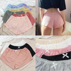 Quần Tí Hon Quần Mini Tôn Vòng 3 Nữ Sexy Đính Nơ Mặc Nhà Mặc Ngủ Women