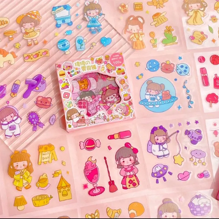 Stiker Box Mini 100 Lembar Tahan air - Shop | Tokopedia