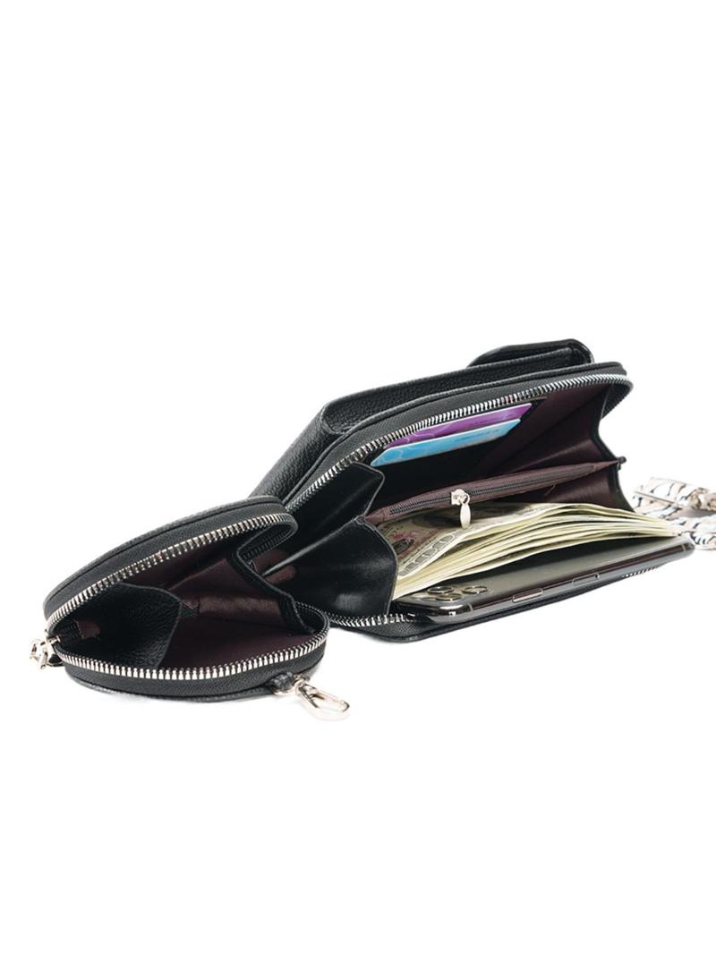 Product Introduction of Women's Solid Color Fanny Pack, Fashionable PU Leather Zipper Crossbody Bag for Daily Used, Casual Trendy Versatile High-quality Daily Commuting Bag 3