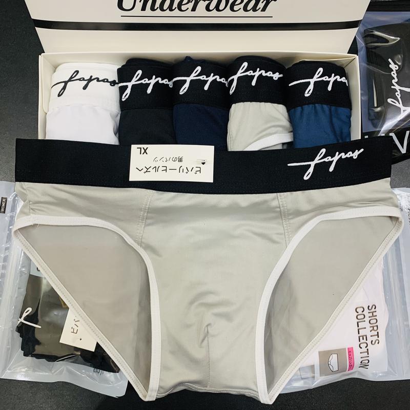 Combo 3 Quần Sịp Tam Giác Fapas Thun Lạnh Mùa hè Boxer Quần Boxer 2