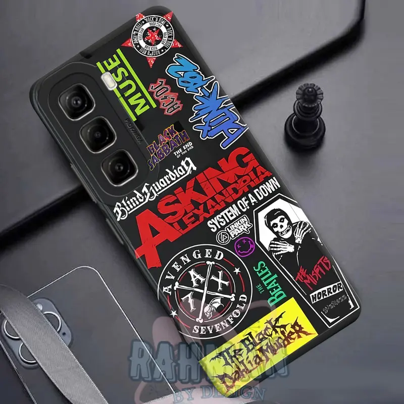 Case compatible for Infinix Hot 50 Pro Plus - 50 Pro - 50 5G - 50 4G Fashion Image Keren Casing Handphone Kasing HP Pelindung Belakang Handphone TPU -  NC08 5