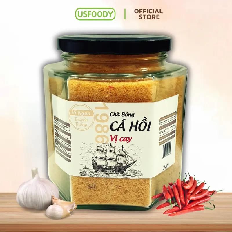 Chà bông cá hồi vị cay ngon khó cưỡng 3
