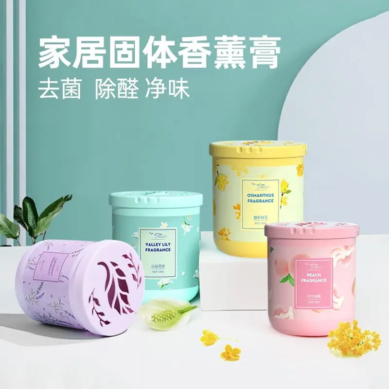 Sáp thơm phòng khử mùi phòng ngủ nhà vệ sinh toilet ô tô với 6 mùi hương tự nhiên 190g 7