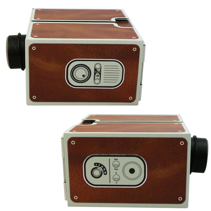 Portable Cardboard Smartphone Projector 2.0 DIY Mobile Phone Cinema Theater 8