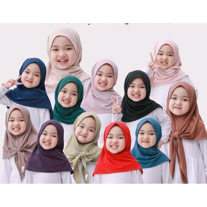 Jilbab Anak Segitiga Instan 1