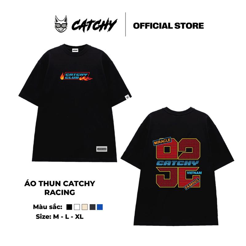 Áo Thun Local Brand Catchy 92 Racing 5 màu 230 gsm AT33 Top Nam Nữ