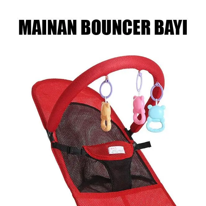 PERLENGKAPAN HANYA MAINAN UNTUK DIPASANG DI KURSI AYUNAN BAYI BUKAN SATU SET BOUNCER 0