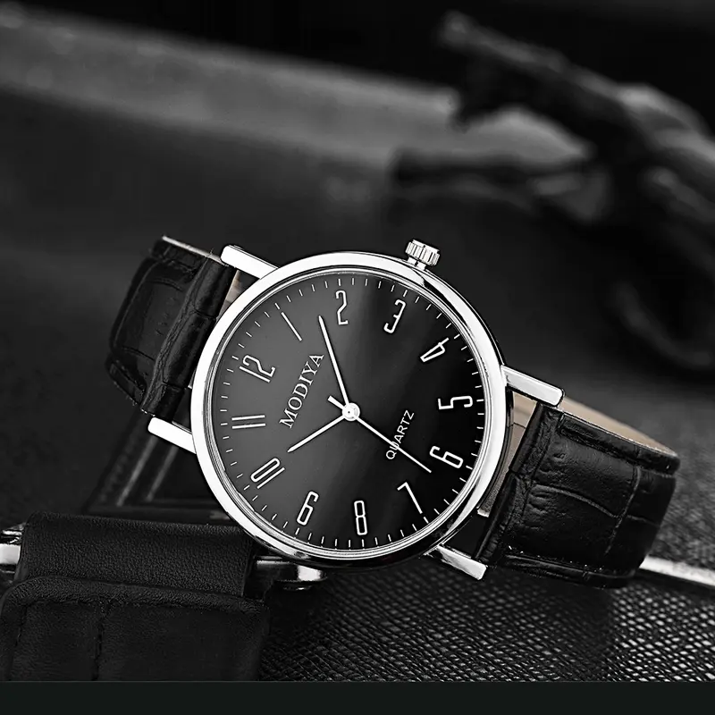 Đồng Hồ Thạch Anh Nam Thường Ngày Với Dây Đeo Bằng Thép Không Gỉ, Đồng Hồ Đeo Tay, Jam Tangan Lelaki, Bao Gồm Đồng Hồ 7