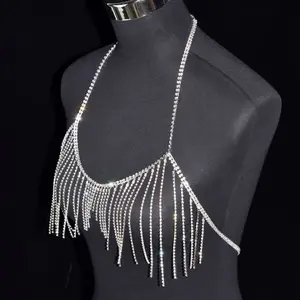 BUTIK FLA (JASMINE) Body Diamond Sexy clubwear Body chain body pearl accessories fashion show carnaval festival accessories wedding aksesoris pesta