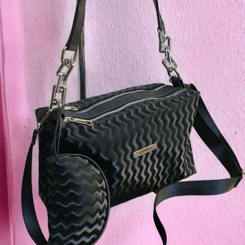Tas Selempang Wanita Madenaa 2Resleting Free Dompet Kerang Imut Terbaru 6