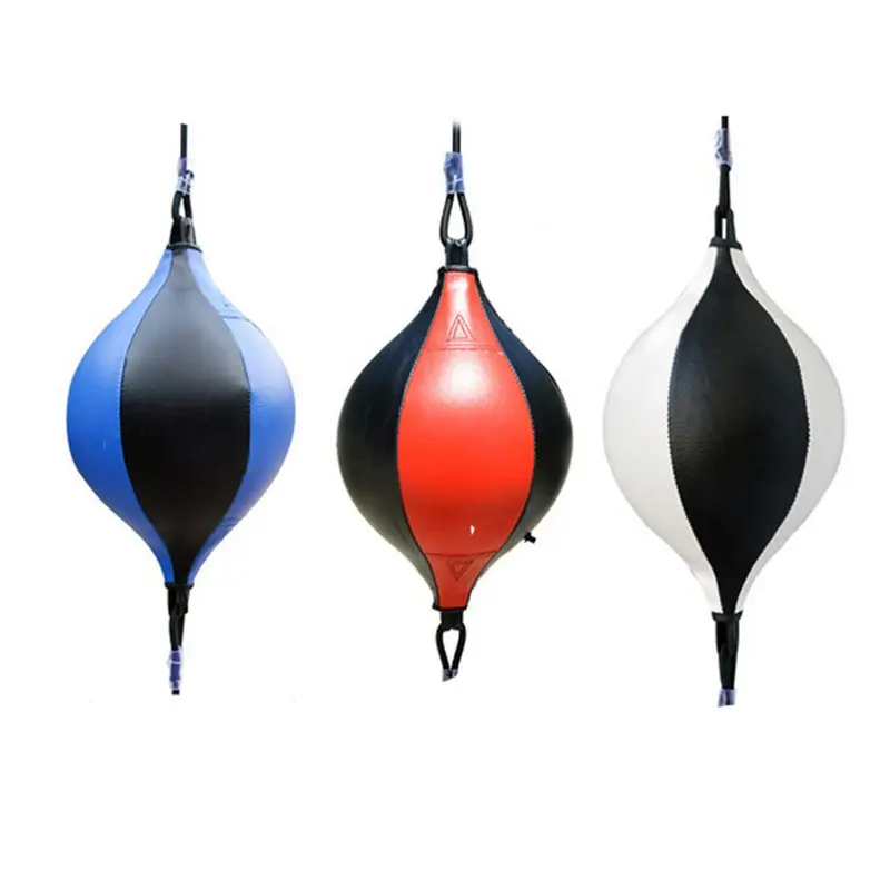 Inflatable Boxing Equipment Bodybuilding PU Boxing Training Punching Bag Fitness Muay Thai Double End Boxing Speed Ball Pear