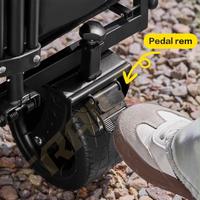 Gambar TrailTop Troli Camping Serbaguna Roda Besar Trolley Lipat Portable Wagon Keranjang Belanja Outdoor - Hitam dari Trailtop MD Kab. Tangerang 5 Tokopedia