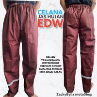 Gambar Celana Saja Jas Hujan Edelweiss Taslan Original Celananya Only - XS dari ZackyBylla motoShop Kab. Bogor 3 Tokopedia