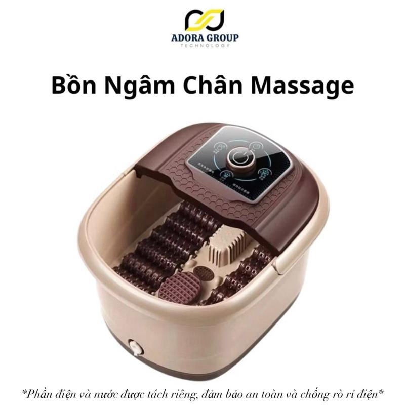 Chậu Ngâm Chân, bồn ngâm chân CÓ SỤC KHÍ - Bồn massage chân hồng ngoại t.h.ả.i đ.ộ.c tự làm nóng nước, máy ngâm chân điện, máy massage, bồn sục tắm