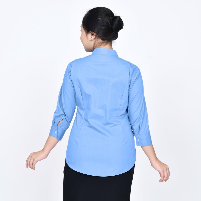 Pendeta - New Kemeja Collar Biru Langit - Japanese Cotton - Jos Miracle Bandung - Miracle - JMB Pria Baju 6