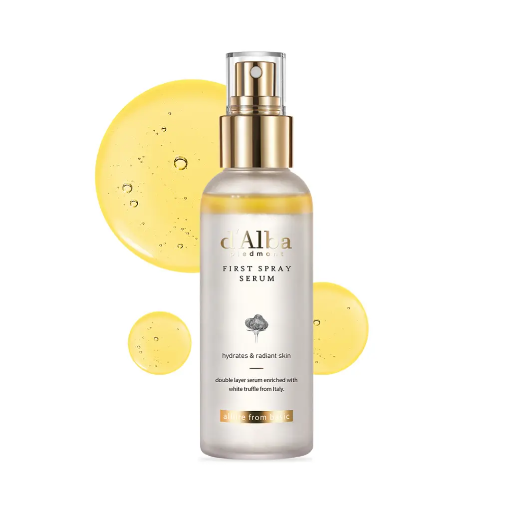 [Official] d'Alba_Store Italian White Truffle First Spray Serum 100ml (Vegan) ,Premium Mist Serum, Radiant Skin, Facial Mist, Skin Care, All in One Care Avocado Dewy Oil Hypoallergenic