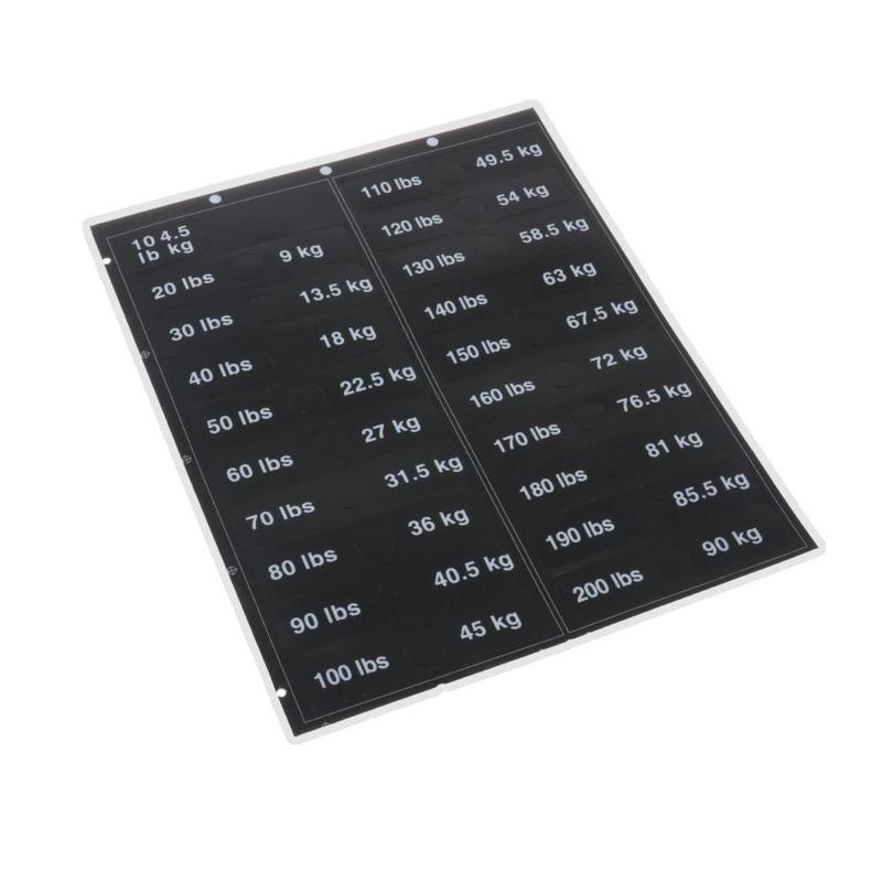 Weight Machine Sticker Weight Stickers, Weight Stack Labels, Fitness Equipment Weight - TikTok ...