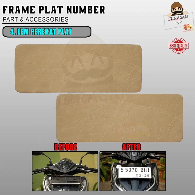 FRAMELESS PLAT NOMOR NOPOL TANPA BINGKAI SET 2PCS SEPASANG DEPAN BELAKANG DENGAN BAUT FRAME LESS PLATE TEMPEL FRAMELESSPLATE MOTOR DUDUKAN PLAT CLEAN LOOK PORTABLE VARIASI CUSTOM UNIVERAL MOTOR BEAT VARIO FAZZIO FILANO FINO PCX NMAX NINJA MIO CBR RX KING 8