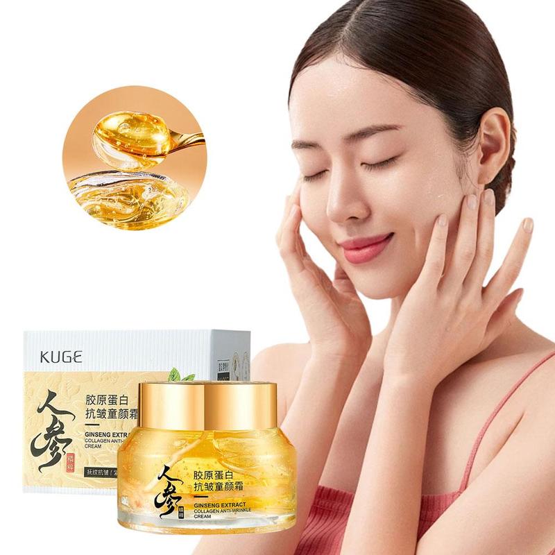 Product Introduction of Ginseng Essence Serum Facial Firming Deep Hydration Moisturizing Repairing Fine Lines Natural Skin Essence Cream Women Beuaty 50g 28