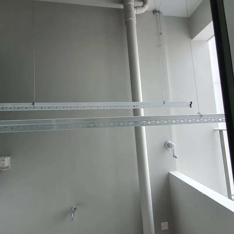 Giàn phơi quần áo Hòa Phát KS950 (Loại gắn trần ) Dài 1m5 - 1m8 - 2m 6